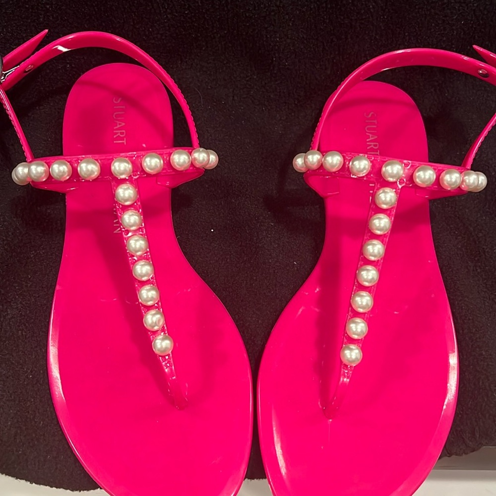 Stuart Weitzman jelly sandals